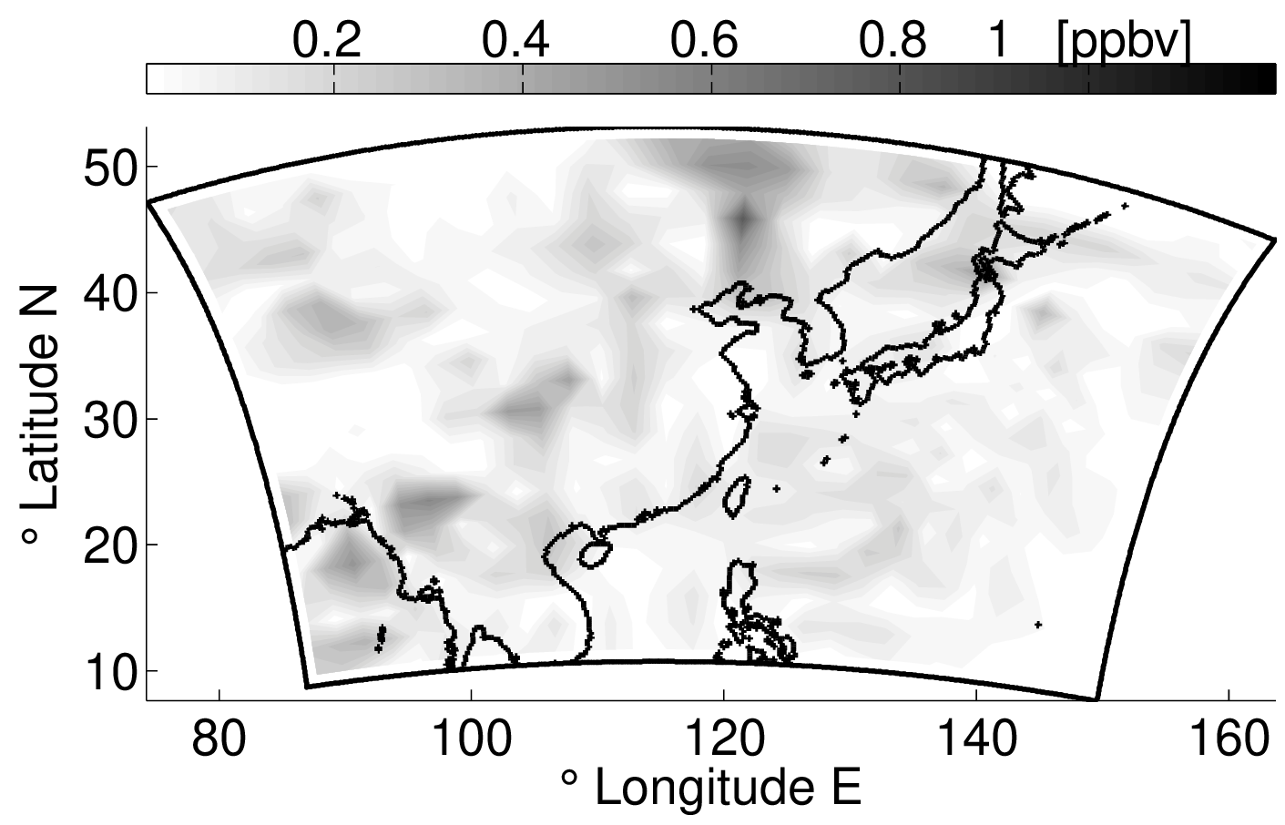 Field example from chemistry data assimilation study
